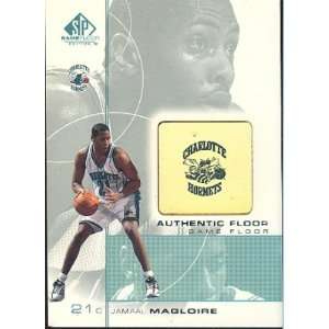  2001 SP Authentic Jamaal Magloire Game Used Floor Card 