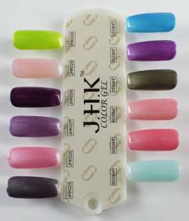 6X JHK COLOR UV gel polish/ Nail Gel SOAK OFF 10ml  