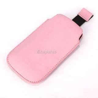 Leather Case Pouch for iPhone 4 4S 3G 3GS Mobile Phone Cover Pink NEW 