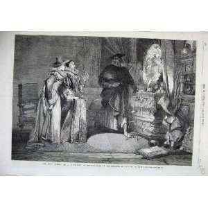  1868 Magic Mirror Man Women Costumes Cattermole Art