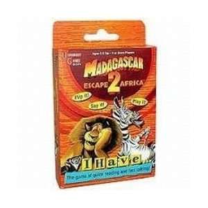  Madagascar Escape 2 Africa I Have Card Game Toys & Games