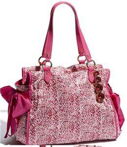 NWT JUICY COUTURE MS DAYDREAMER ANIMAL PRINT BAG Pink Red Leopard 