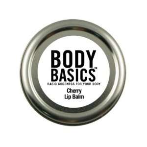 Body Basics Cherry Lip Balm  0.20oz Round Tin Case Pack 24 