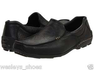 Merrell Mens Rally Moc Black Leather Slip On Casual Dress Shoe 38509 