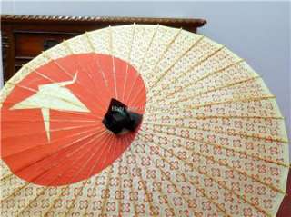 Large Big Japanese Bird Paper Parasol Umbrella KASA #LG  