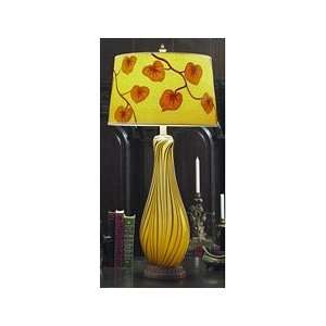  Lite Source LS 20513 Jorah Art Glass Table Lamp with Night 