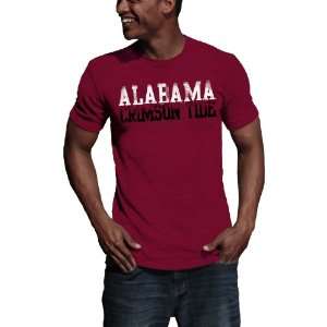  NCAA Alabama Crimson Tide Literality Vintage Heather Tee 