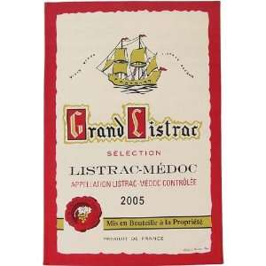  Grand Listrac Sélection Listrac Médoc French Wine Label 
