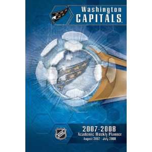 Washington Capitals 2007 08 5 x 8 Academic Weekly Assignment Planner