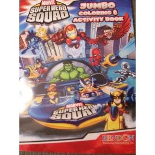 Marvel Superhero Squad ~ JUMBO Coloring & Activity Book