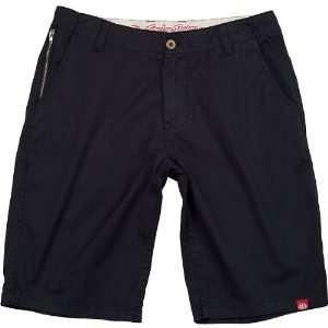 Troy Lee Designs Manual Mens Short Casual Wear Pants   Black / Size 