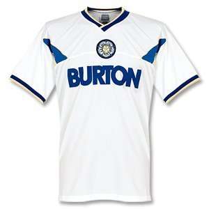  1986 Leeds Utd Home Retro Shirt   Burton Sponsor Sports 