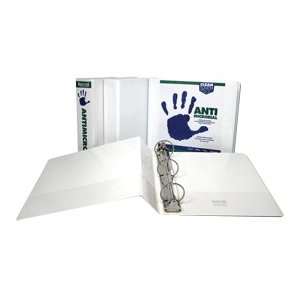  Samsill Antimicrobial Insertable Binder White 1in 17237 