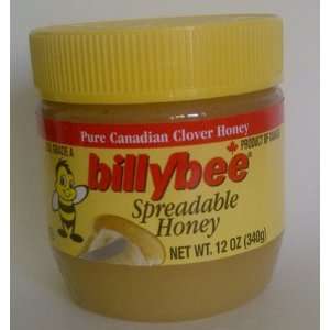 Billy Bee Spreadable Honey 12oz (Single Jar)   Product of Canada 