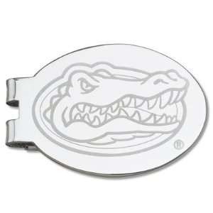   Gators Silver Plated Laser Engraved Money Clip: Sports & Outdoors