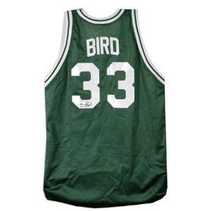  Larry Bird Boston Celtics Autographed Green Jersey: Sports 