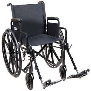 Silver Sport 2 Wheelchair with Various Arms Styles and Front Rigging 
