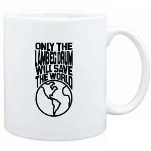  Mug White  Only the Lambeg Drum will save the world 
