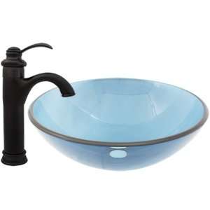   Sink and ORB Bathroom Faucet Combo W/ Matching Pop Up Drain and