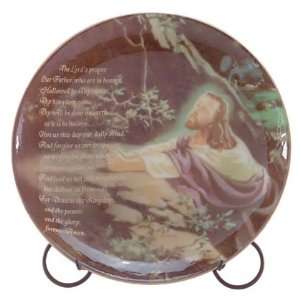  Jesus Praying In The Garden Porcelain Plate.