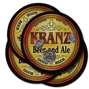  KRANZ Family Name Beer & Ale Coasters 