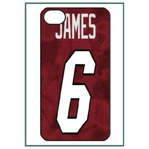  Lebron James Miami Heat NBA iPhone 4 iPhone4 Black 