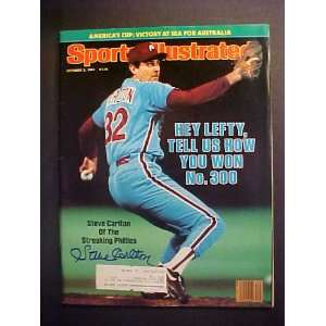 Steve Carlton Philadelphia Phillies Autographed October 3, 1983 Sports 