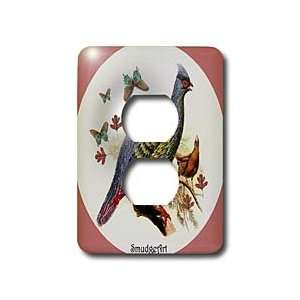  SmudgeArt Bird Art Designs   Blood Pheasant   Light Switch 