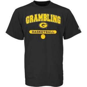  Russell Grambling Tigers Black Basketball T shirt Sports 