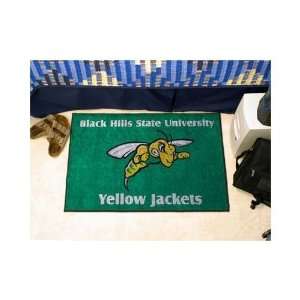    Black Hills Yellow Jackets 19 x 30 Starter Mat: Sports & Outdoors
