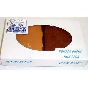 Scotts Cakes Peanut Butter and Chocolate Fudge Combo 1 lb.:  