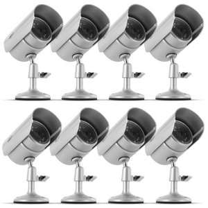   CCTV Security Surveillance Camera   Bonus Pack of 8: Camera & Photo