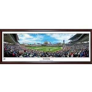  Chicago Cubs Second Inning Panoramic in Standard Frame 
