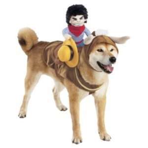    Dog Cowboy Rider Pet Costume Size Large 25 50 Pounds