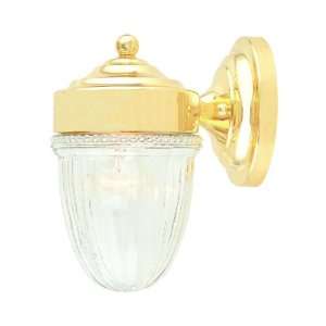   Brass Madison Functional 1 Light Outdoor Wall Sconce from the Mad