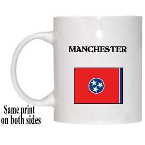    US State Flag   MANCHESTER, Tennessee (TN) Mug 