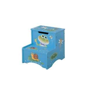 Froggy Step Stool w/Storage by Teamson Design Corp.:  Home 