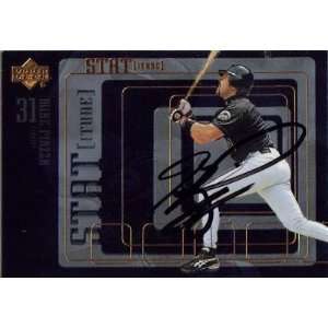  1999 Upper Deck #s17 Mike Piazza Mets Signed Auto Jsa 