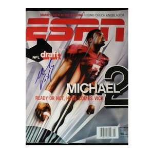    Signed Vick, Michael ESPN Magazine 4/16/01