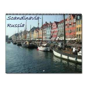  Scandinavia Russia Sweden Wall Calendar by  