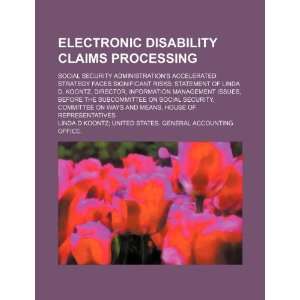  Electronic disability claims processing Social Security 