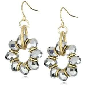  Leslie Danzis 1.5 Metallic Silver Drop Earrings: Jewelry