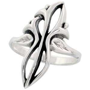 Sterling Silver Celtic Tribal Design Ring (Available in Sizes 5 to 12 