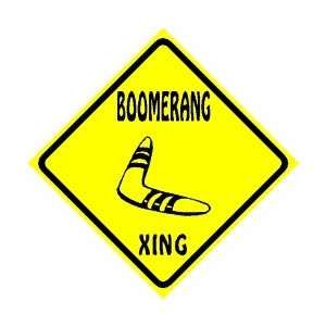  BOOMERANG CROSSING sign * street game: Home & Kitchen