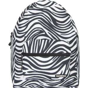  Yak Pak Large Student Backpack   Black/White Zebra 