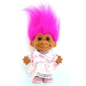    My Lucky Sweet Sixteen 6 Troll Doll (Dark Pink Hair) Toys & Games