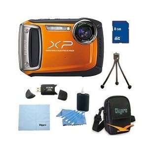   XP100 14MP CMOS Digital Camera 8 GB Bundle (Orange)