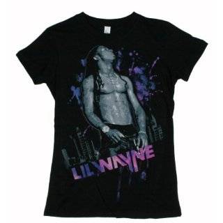  Lil Wayne Turquoise Purple Girls T Shirt: Clothing