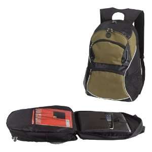    15.4 Laptop Computer TSA Backpack  Olive Green: Office Products