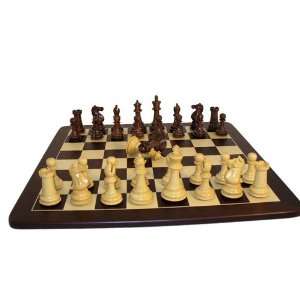  Worldwise Imports Rosewood Majestic Chessmen with Rosewood 